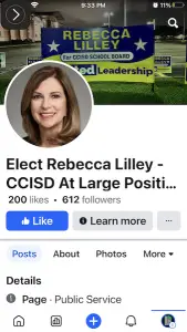 Elect Rebecca Lilley - Facebook Page Intro